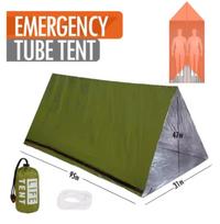 2 Person Emergency Tent Waterproof Camping Travel Pergola Family Campaign House Tourist Tents Cool Gear Equipment Coat
