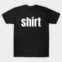 Asian Size Men Black Print T-shirt Shirt That Says Shirt On It  Funny , Shirt Word No-Cut Print Cotton Tshirt S juoda