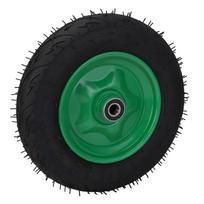 Hand Truck Wheel 14 Inch 550lbs Load Bearing Rubber Anti Skid Garden Cart Replacement Wheel