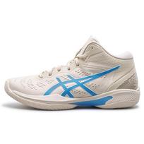 Asics GELHOOP V16 Kvėpuojantys palaikantys aukšti krepšinio bateliai Unisex Smėlio spalvos Mėlyni sportbačiai 1063A090-250 43.5 white