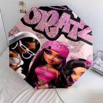 1 PC Automatic Folding Umbrella -Bratz Pattern, Portable & Foldable Design with 8 Ribs, Christmas Birthday Gifts įvairiaspalvis