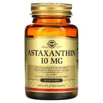Solgar, Astaksantinas, 10 mg, 30 minkštųjų kapsulių