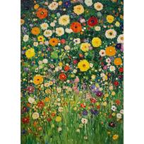 Floral Garden Village Night Tree Gustav Klimt Exhibition Poster Canvas Painting Print Wall for Living Room Home Decor Cuadros 21X30CMNo Framed