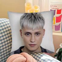 pc Singer Kidd VVoodoo Songs Pillow Case Fashion Square Pillowcase Bedroom Sofa Room Ins Decoration Leisure 40x40cm