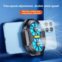Rechargeable Mobile Phone Cooler 600mAh Dual Fan Cooler New Game Cooling Back Clip  For Gaming