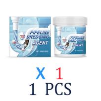 Drain Unblocker Powder 100g Septic Tank Safe Formula Removes Hair Clogs Grease Build Up Prevents Odors Cleans Pipes Deeply 1 Pcs