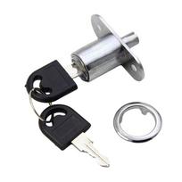 Lock Cam Cylinder Lock 22mm 0.9in 32mm 1.3in Aluminum Alloy Doors Cabinet Doors Silver Suitable For Cabinet Doors