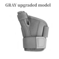 Wrist Thumb Support Brace Flexible Splint Compression Non-slip for Carpal Tunnel Relief Sports  Recovery Adult Universal Fit pilka spalva