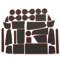 for Toyota Noah Voxy 90 Series Anti-Slip Gate Slot Cup Mat Door Groove Pad Car Interior Accessories