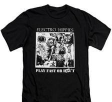 Electro Hippies Shirt Gothic Deathrock Goth Post Punk Music Unisex Tee XXXL