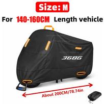 Fit For Zontes 368G Outdoor Motorcycle Cover Waterproof Thickened Polyester Uv Protective Rain Dust Sun All Weather Case