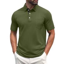Men's Classic Fit Short Sleeve Shirt, Soft Cotton , Casual Wear, Breathable Fabric, Red, Sizes S-XXL XXXXXL