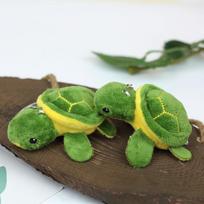 Little Turtle Minkštas pliušinis lėlės raktų pakabukas Mielas animacinis vėžlys krepšio pakabukas