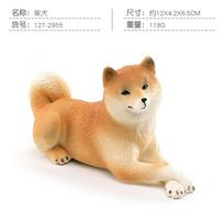 Simulation Labrador Shiba Doberman Recumbent Husky 5 Model Pet Dog Toys