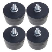 8mm Thread Air Pumps Shock Absorbing Feet Nonslip Rubber Pad Includes Screws Nut For Compressors Oil Less Machines Vibration Control 1