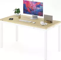 Rašomasis stalas „SENSE7“ su MDF stalviršiu „MANMA“, šviesiai rudos spalvos, 160 cm x 80 cm