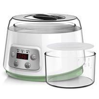 1,3 l Automatinė pastovios temperatūros fermentacijos ryžių vyno natto mašina Stiklinis indas 3 viename Jogurto gaminimo aparatas EU nakties spalva