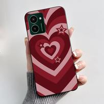 Minkštas TPU dėklas Nokia HMD Pulse Pro Pulse+ Plus, prabangus, mielas, meilės triušis, juokingas, juodas silikoninis apsauginis galinis dangtelis, telefono dėklas Nokia HMD Pulse