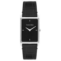 CALVIN KLEIN watch quartz movement leather strap 24mm bla dial men's watch 30 meters waterproof simple fashion 25200528 juoda