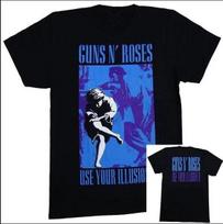 Guns N' Roses Use Your Illusion Blue T-shirt, size S-5XL M blue