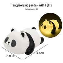 Mielas panda torto papuošalas: Polimerinio molio figūrėlė vaikų gimtadieniui yellow