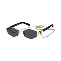 Marc Jacobs Trendy and fashionable irregular-shaped sunglasses, same style for men and women, couple style MARC496SJ5GIRGOLD juoda