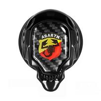 GFQKA1 Metal Car Engine Start Stop Button Cover Stickers Accessories For Fiat Abarth 500x 500 124 Palio Doblo Stilo Punto Panda Bravo juoda
