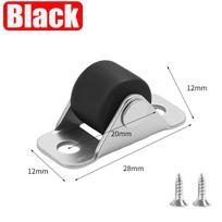 Small Wheel Casters Universal Directional Furniture Wheel Sliding Door Pulley Drawer Table Chair Rubber Rolling DIY Fixed Caster 2PCS