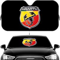 HGLRH1 A-AbarthS-S Logotipas Skydelis Nuo Saulės Automobilio Priekinio Stiklo Apsauga Nuo Saulės UV Apsauga Šilumos Izoliacija Dangtelis Universalus Saulės Gaudytojas