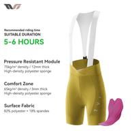 ROCKBROS Cycling Bib Shorts Women Bicycle Clothing Padded Bike Riding Pants Summer MTB Road Bike Magnetic Bike Bib Shorts Asian S(EUR XS)