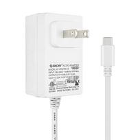 Raspberry Pi 5 Power Adapter, USB-C, 27W, 5.1V/5A, US/EU/UK, 1.2m cable