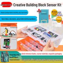 Arduino Uno R3 Starter Kit for Creative Learning & Graphical Programming with Mixi Basic without Mainboard