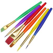 Fondant Cream Dessert Kitchen Accessories Pastry Cake Decorating Tools Painting Brush Cake Brush 6 pcs