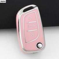 Tpu Auto Folding Key Fob Cover Case Housing Remote Fit For Citroen C1 C2 C3 C4 C5 Xsara Pica Fit For Peugeot 306 407 807 Fit For Ds Ds3 Ds4 Ds5 Ds6