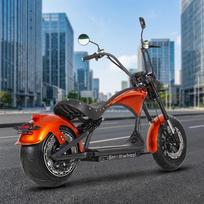 ES Sandėlis Citycoco Elektrinis paspirtukas 2000W 14  Storos padangos Suaugusiems 60V 30Ah M1P Elektrinis paspirtukas 45km/h COC E-chopper Elektrinis paspirtukas 2000w 60 V Front 14inch; Rear 13inch oranžinė