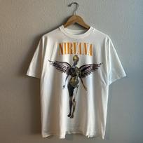 Nirvana In Utero White Vintage Reprint Single Stitch T-shirt Giant Tag XL Rare XXXXL