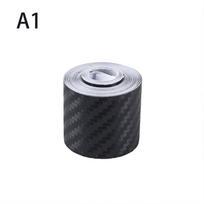 3D anglies pluošto automobilių lipdukas, įklijuotas apsauginis durelių šoninis nuo įbrėžimų juostos plėvelė 3cm*3m