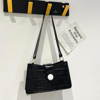 Krokodilo raštas Thick Chain pečių krepšys Mini Bag Handbag Crossbody Krepšys moterims Rankinė one size balta