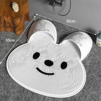 Tutu Bathroom Foot Rubbing Non-Slip Mat Back Rubbing Massage Mat Bath Foot Scrubbing Dead Skin Shower Room Floor Mat 30*30cm balta