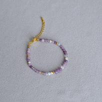 French Niche Romantic Purple Crystal Pendant Taro Purple Pearl Beaded Stacked Wearing Fashion Removable Versatile Necklace Women
