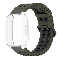 Marine strap+TPU case for redmi watch 5 active/Lite two color Ocean band full cover case for redmi watch 5 lite sport bracelet for redmi 5 lite
