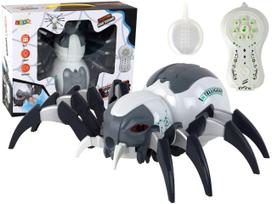 Žaislinis gyvūnas voras Lean Toys, 29 cm, balta sp./juoda sp.