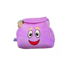 Dora The Explorer Nylon Backpack With Map Plush Doll Perfect Christmas Gift For Kids! Crystal Purple
