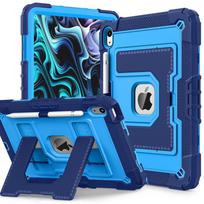 Apple Tablet Protective Case for iPad 10.2/10th Gen, Air 11/13/6, Mini 6 - Stand & Drop-Proof Mini 6 (2021), Mini 7 (2024) with Pencil Slot tamsiai mėlyna spalva