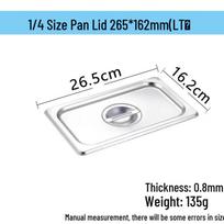 Dian Commercial Stainless Steel Portion Pans, Lids & Inserts