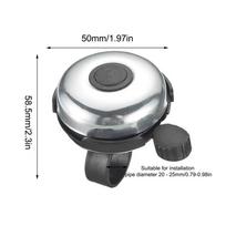 100dB Loud Crisp Clear Bicycle Bell Aluminum Cycling Ring Horn for Kids Men Women Family Bike Handlebar Outdoor Riding Safety sidabras