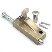 BHBL Revolving Door Door Frame Door Lock Double Door Spring Anti-Theft Interlocking Home Hardware Decoration B China Mainland