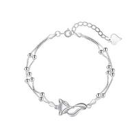 Cute Stylish Fox Lovely Zhao Lusi The Hidden Love Same Chain Bracelet Charm Korea TV Star Bangle Jewelry For Women Girls Gift
