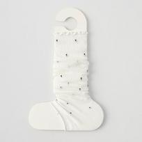 Sock Pile Pile Sock Polka Dot Footstep Leg Cover Lace Bottom Sock Versatile Breathable Thin Socks 1 pair balta