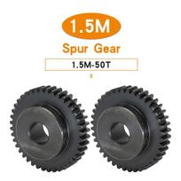 Metal Gear 1.5M-50T Bore 8/10/12/14/15/16/17/19/20/22/25 mm Teeth Thickness 12 mm Carbon Steel Worm Gear For Electric Motor 8 mm